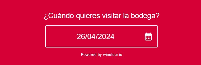 Calendario bodega winetour.io